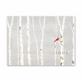 Winter Solitude Greeting Card - Gold Lined White Envelope